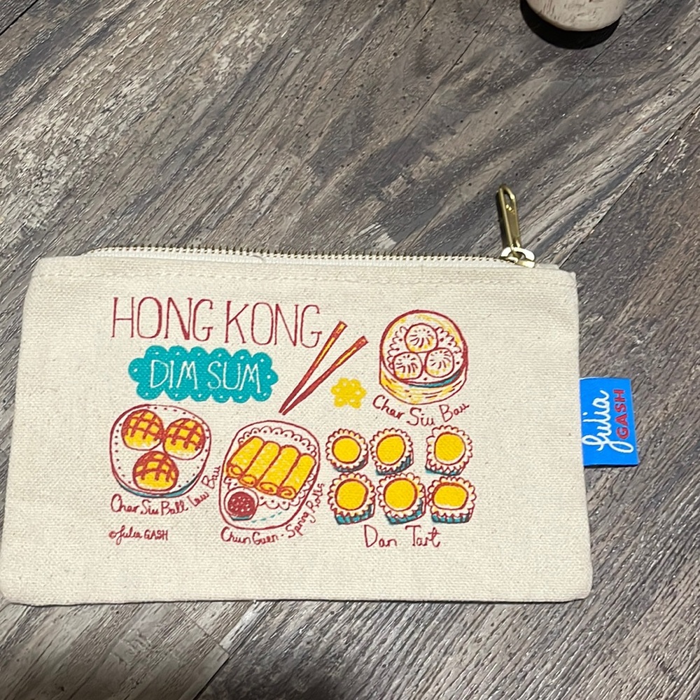 Julia Gash Sushi motif pouch